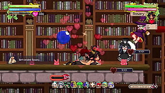 サキュバス・アフェクション:図書館でのグループセックスとアナルセックスのヘンタイゲーム