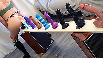 Trying Out Different Dildos For A New Experience - A Rough Ride