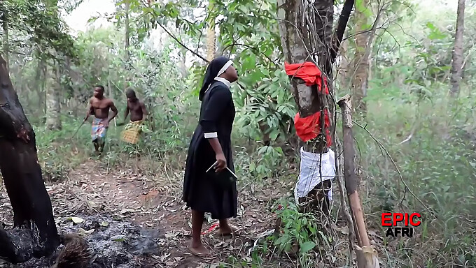 African Tribesmen Engage In Sexual Activity With A Foreign Missionary