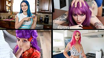 Cute Girls Indulge In Roleplay Fantasies With Siri Dahl, Jewelz Blu, Val Steele, And Others