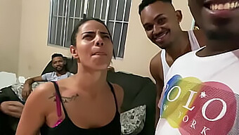 Ruivinha And Three Black Men Get Ready For The Hottest Scenes In Brazil