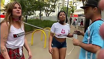 Soraya Castro And Samantha Munhoz Explore Bdsm In Downtown Sao Paulo