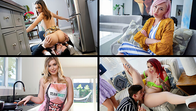 Top Kompilácia Sedenia Tváre S Ryšavkami Jane Wilde, Arietta Adams, Adira Allure A Sera Ryder